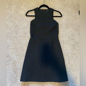 Pure Navy - Black Halter Mini Dress - Size 2